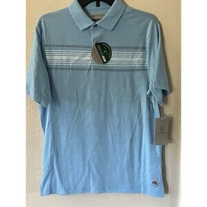 PGA Tour Eco Focused Polo Shirt Small Athletic Cut Short Sleeve Performance Golf